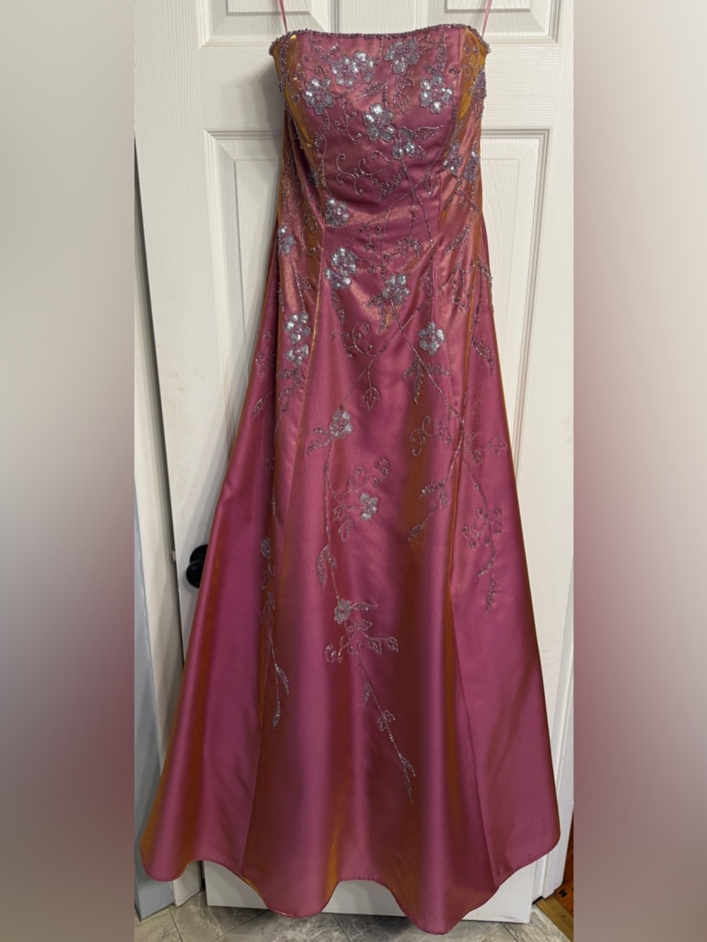 Sean Collection Strapless Y2K Prom Formal Wedding Guest Dress